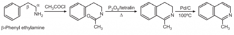 Synthesis And Reactions Of Isoquinoline - Solution Parmacy