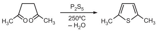 Chemical Synthesis of Thiophene
