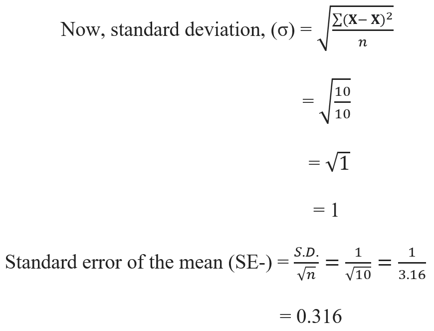 calculate the standard deviation.