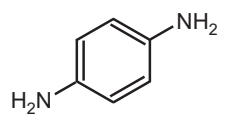 Structure of para-phenylenediamine