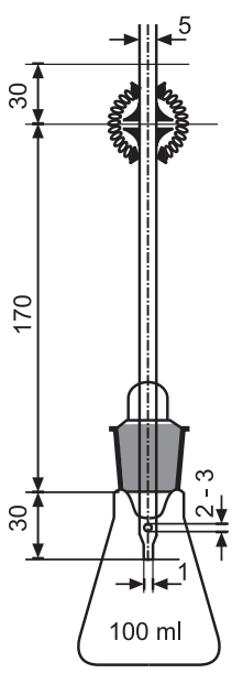 Apparatus for Limit Test for Arsenic (Dimensions in mm)