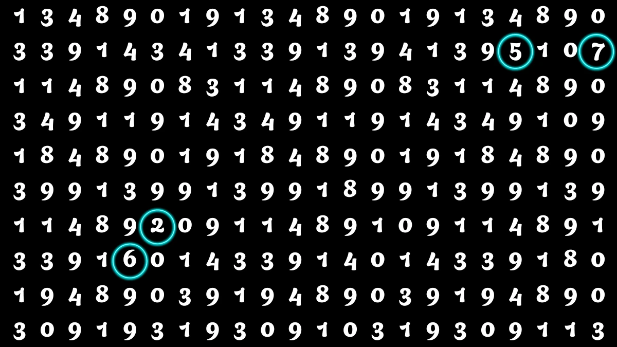 Can You Find 2, 5, 6, and 7 in This Optical Illusion? Can Find 2, 5, 6, and 7 in This Tricky Optical Illusion