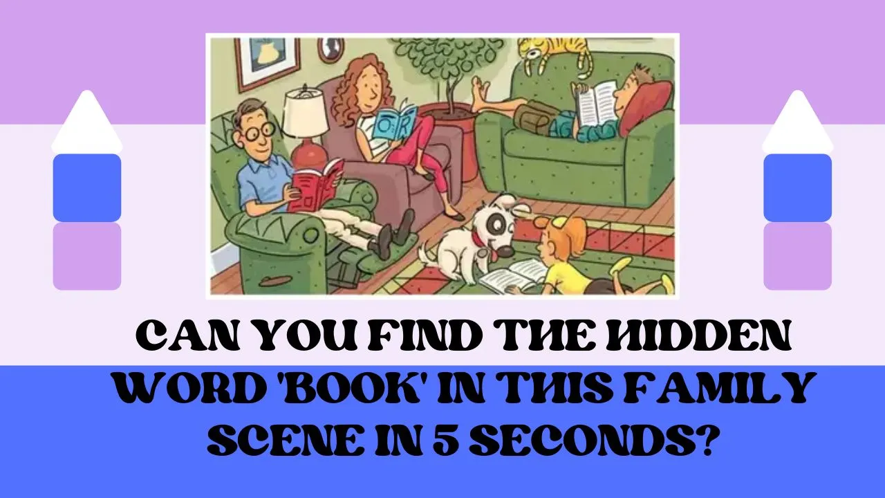 Can You Find the Hidden Word 'Book' in This Family Scene in 5 Seconds