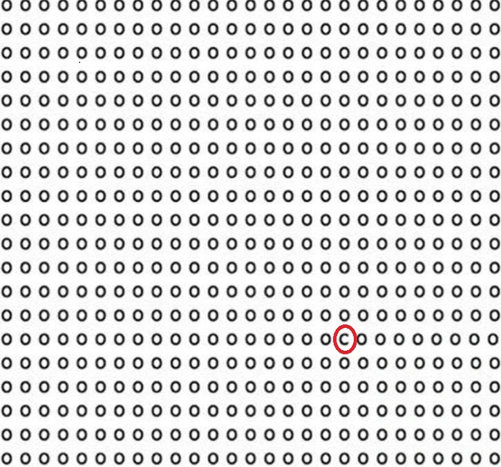 Can You Find the Letter 'C' Faster Than Everyone Else answer