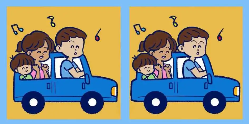 Can You Spot the 3 Differences in These Car Family Pictures in 27 Seconds