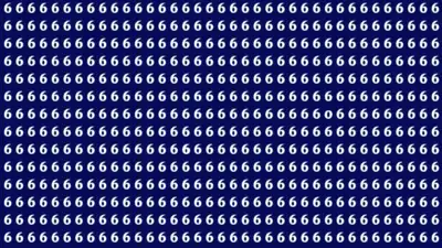 Can You Spot the Hidden Zero in This Sea of Sixes This Optical Illusion Will Trick Your Brain