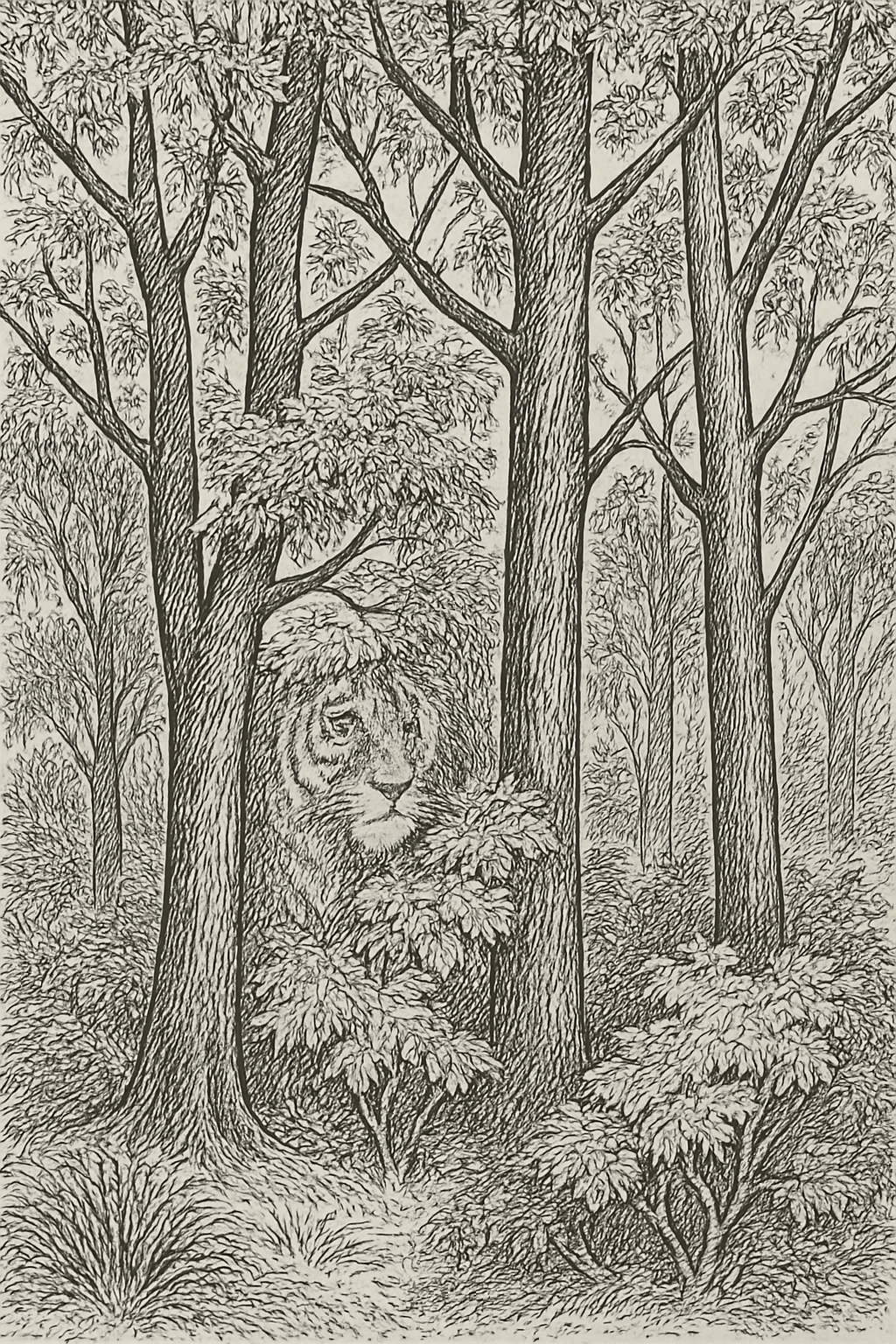 Can You Crack This Viral Forest Puzzle and Find the Hidden Animal?