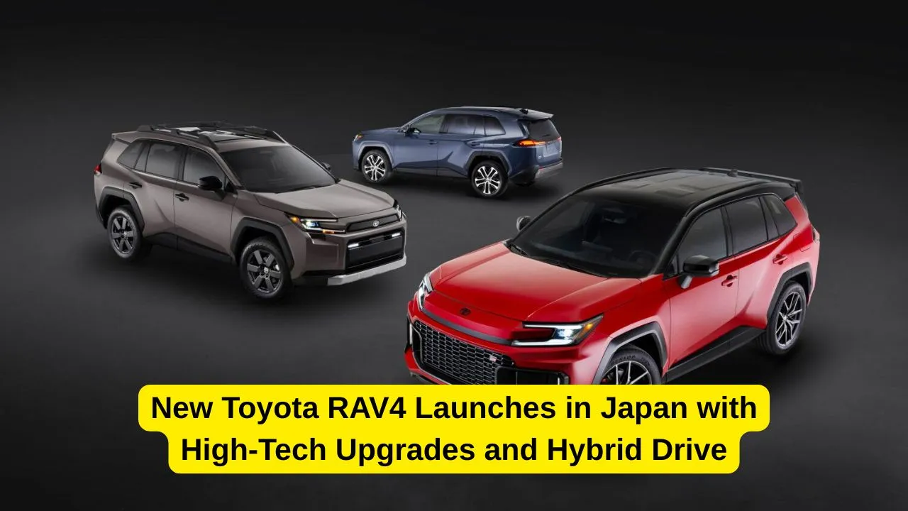 New Toyota RAV4 Launches in Japan with High-Tech Upgrades and Hybrid Drive