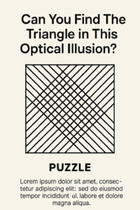 Don’t Trust Your Eyes – Try to Find the Triangle in This Illusion!