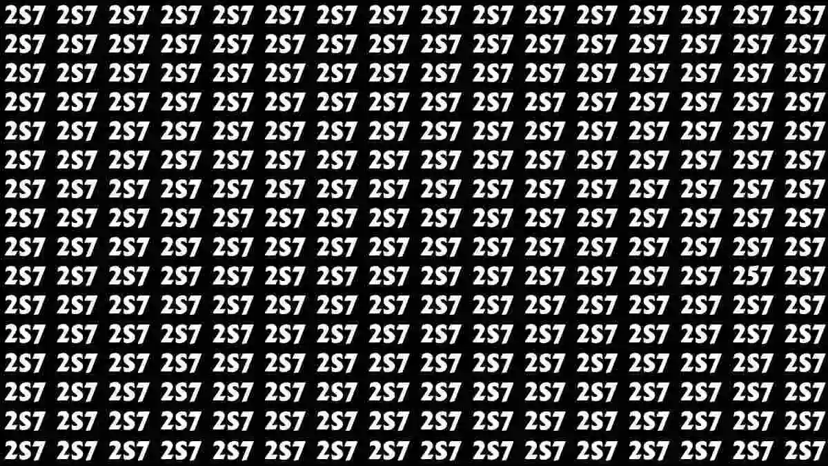 Spot the Number 257 in 8 Seconds – Only 1% Can Beat This Optical Illusion!