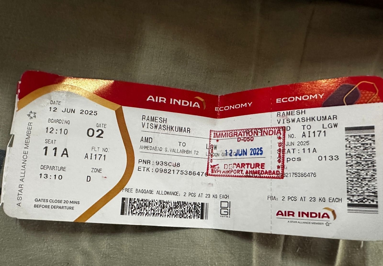 Miracle in Seat 11A: The Only Survivor of the Air India Crash