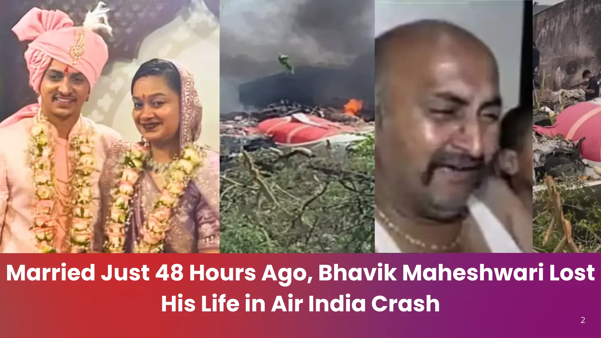 He Said ‘Papa, Flight Is Taking Off’ – Bhavik Died Just 2 Days After His Wedding