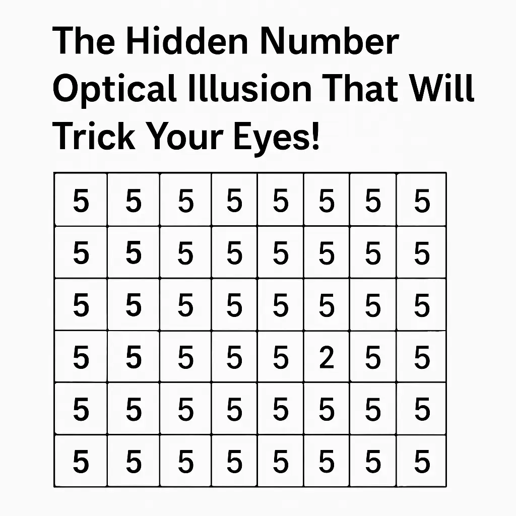 Your Brain Will Be Fooled by This Hidden Number Trick!