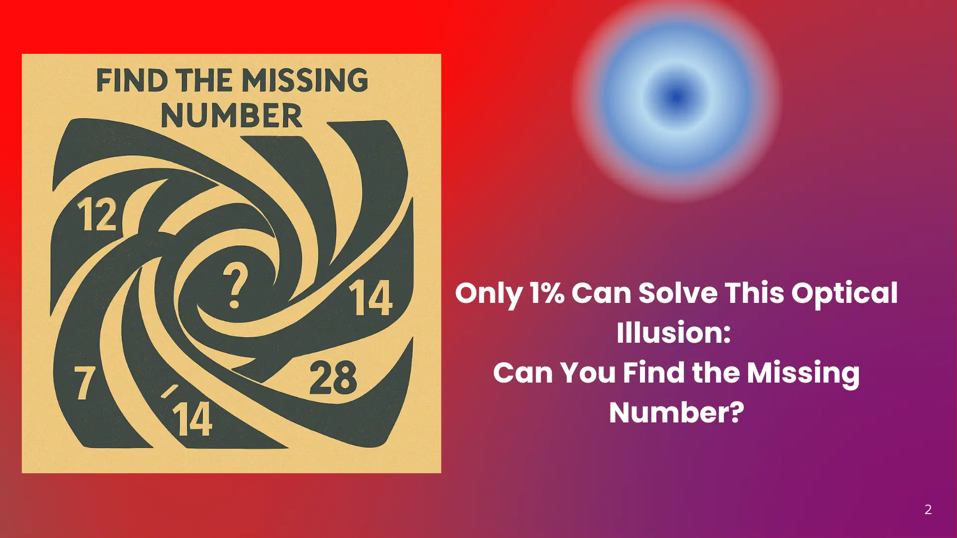 Toughest Optical Illusion Puzzle Ever – Most People Get It Wrong!