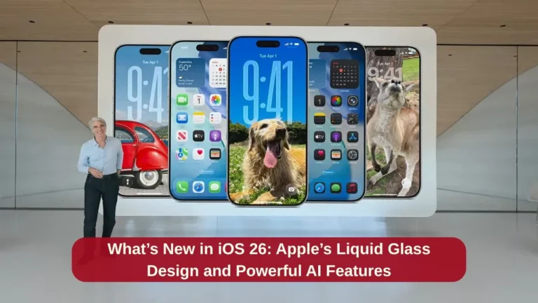 What’s New in iOS 26 Apple’s Liquid Glass Design and Powerful AI Features