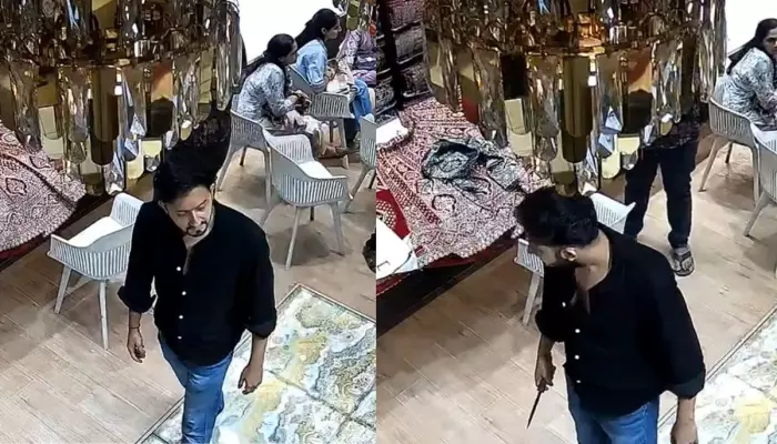 Why did the man get angry at the shopkeeper?