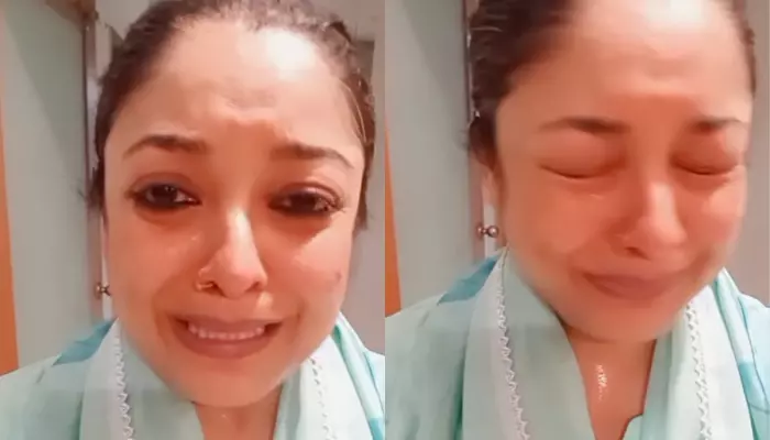 Tanushree Dutta breaks down, talking about the harassment she is facing in her own home