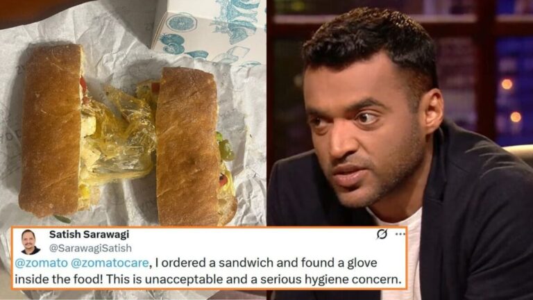 Zomato Responds After Man Shockingly Finds Plastic Glove in His Food Order