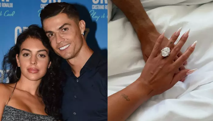 Cristiano Ronaldo & Georgina Rodriguez Spark Engagement Buzz with Diamond Ring Post