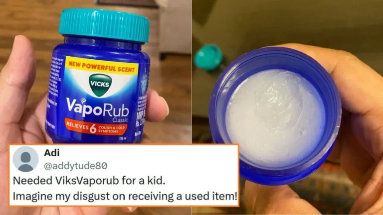 Zepto Faces Customer Complaint After Delivery of Used Vicks VapoRub
