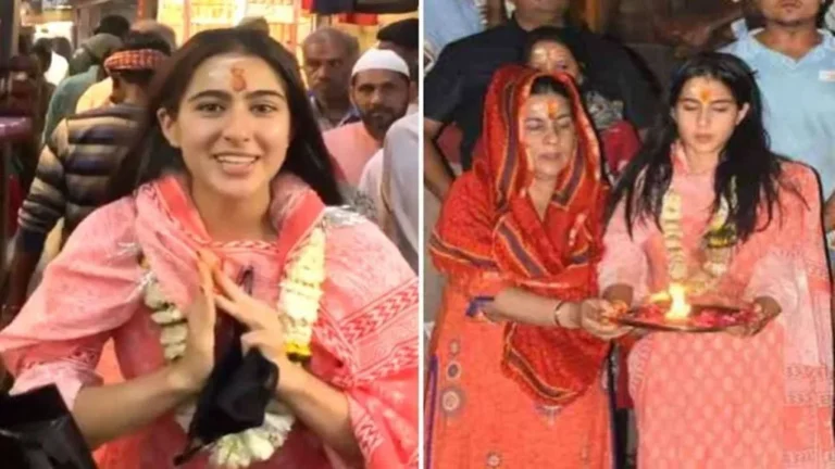 Sara Ali Khan Trolled for Visiting Kashi Vishwanath Temple in Banaras: “You Are Not a Muslim, Shame on You”
