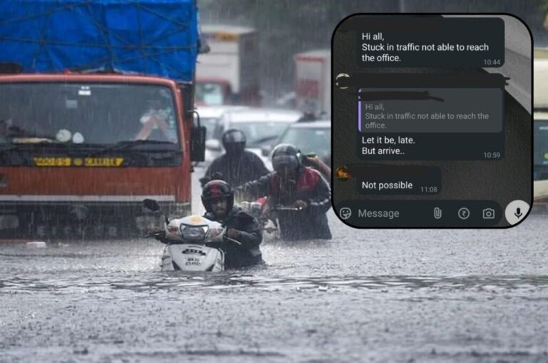 Mumbai Rains Drama! Boss Refuses Work From Home But Employee’s Savage Reply Goes Viral Everywhere