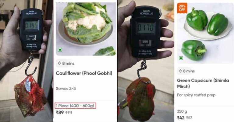 Swiggy Instamart Accused of Underweight Vegetable Delivery: Customers Angry